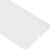Softcase Backcover Motorola One Hyper - Transparant