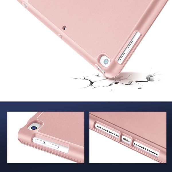 Dux Ducis Osom Bookcase iPad 9 (2021) 10.2 inch / iPad 8 (2020) 10.2 inch / iPad 7 (2019) 10.2 inch - Roze