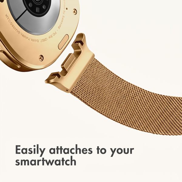 imoshion Milanese Magnetic Band Samsung Galaxy Watch 9 (40/44mm) / Watch 8 (40/44mm) / Classic (46mm) - Gold
