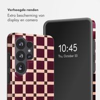 Selencia Vivid Backcover Samsung Galaxy S26 Ultra - Check This Burgundy