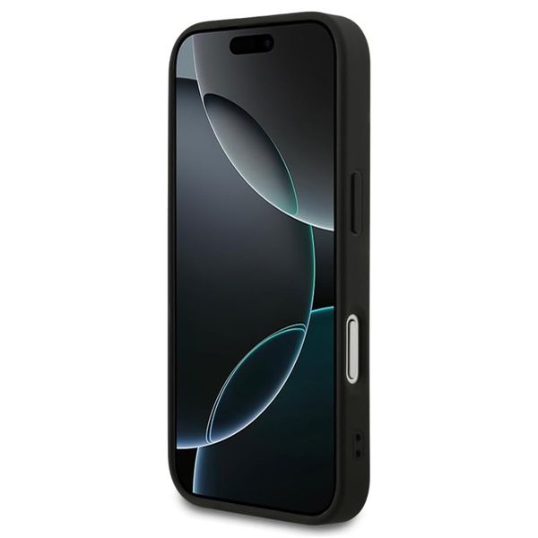 Guess 4G Metal Logo Backcover MagSafe Apple iPhone 17 Pro Max - Zwart