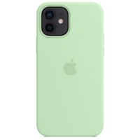 Apple Silicone Backcover MagSafe Apple iPhone 12 (Pro) - Pistachio