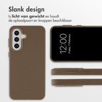 Accezz MagSafe Leather Backcover Samsung Galaxy A57 (5G) - Coffee Brown