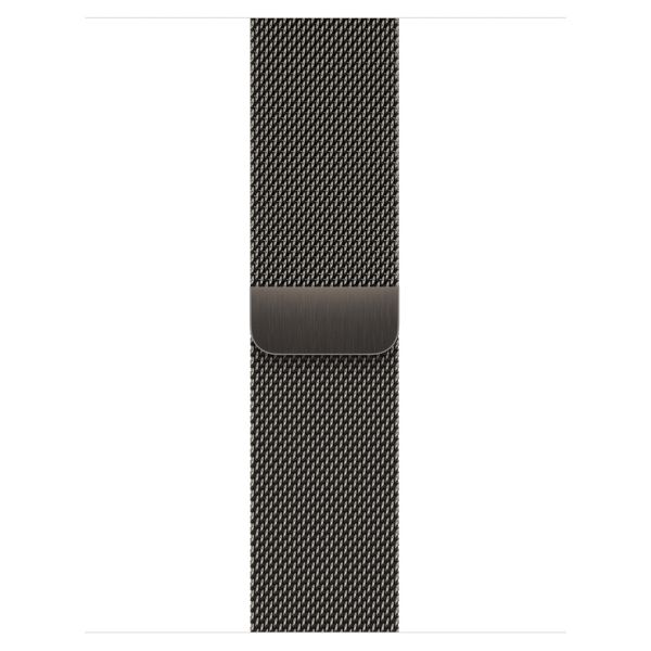 Apple Milanese Loop Band Apple Watch Series 1 t/m 10 / SE / Ultra (2) (44/45/46/49 mm) - Graphite