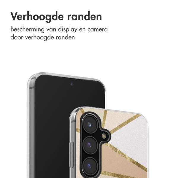 imoshion Design hoesje Samsung Galaxy S24 FE - Graphic Beige