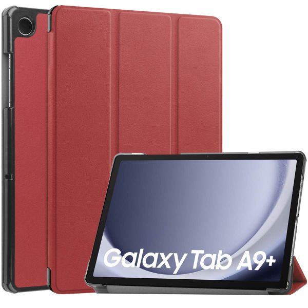 imoshion Trifold Bookcase Samsung Galaxy Tab A9 Plus - Rood