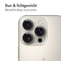 imoshion 2 Pack Camera lens protector Apple iPhone 16 Pro / 16 Pro Max - Natural / Titanium