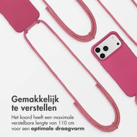 imoshion Color Backcover met afneembaar koord met MagSafe Apple iPhone 17 Pro Max - Raspberry