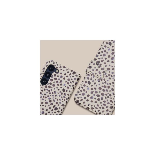 imoshion Design Bookcase Samsung Galaxy S23 - Black And White Dots