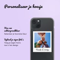 Gepersonaliseerd hoesje met polaroid iPhone 14 - Transparant