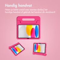 imoshion Kidsproof Backcover met handvat Apple iPad 11 (2025) 11 inch A16 / iPad 10 (2022) 10.9 inch - Roze