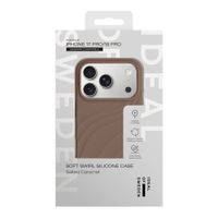 iDeal of Sweden Soft Swirl Silicone MagSafe Case Apple iPhone 17 Pro - Salted Caramel