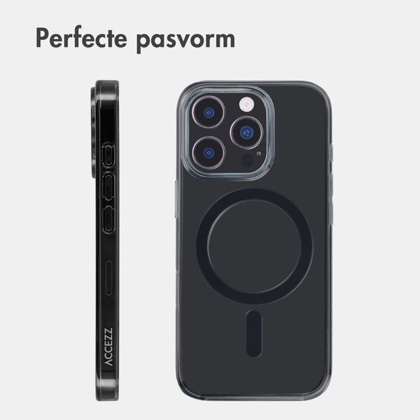 Accezz Lite Backcover met MagSafe Apple iPhone 16 Pro - Smokey Clear