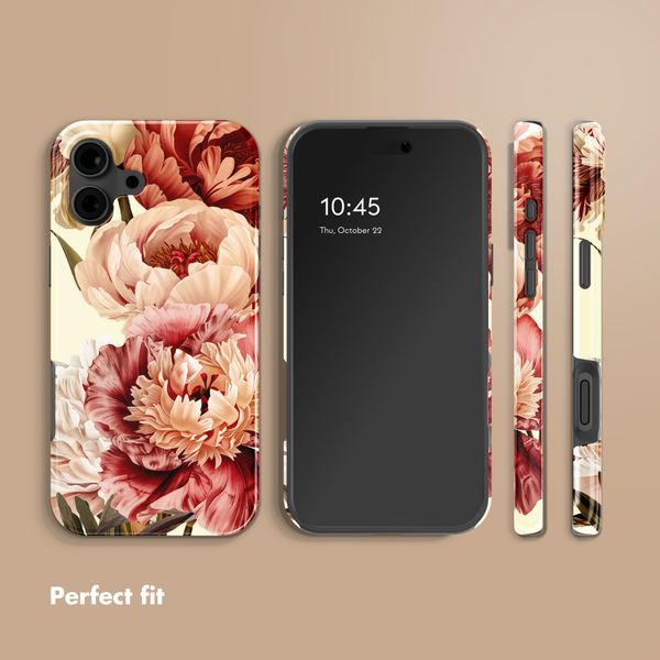 Selencia Vivid Backcover met MagSafe Apple iPhone 16 - Vintage Peony