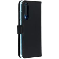 Selencia Echt Leren Bookcase Huawei P30 - Zwart