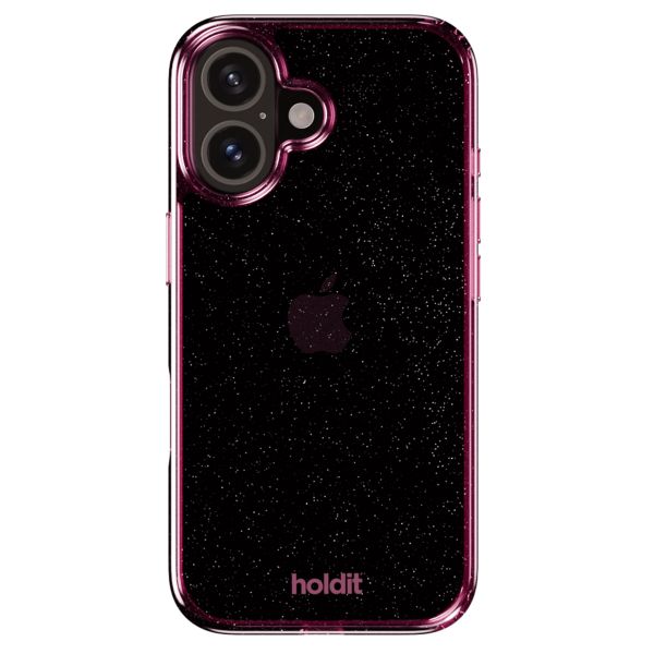 Holdit Glitter Case Apple iPhone 16 - Roze