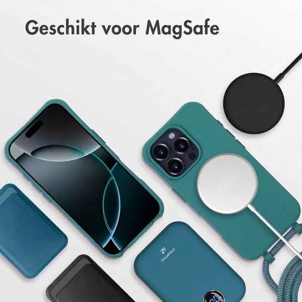 imoshion Color Backcover met afneembaar koord met MagSafe Apple iPhone 16 Pro - Donkergroen