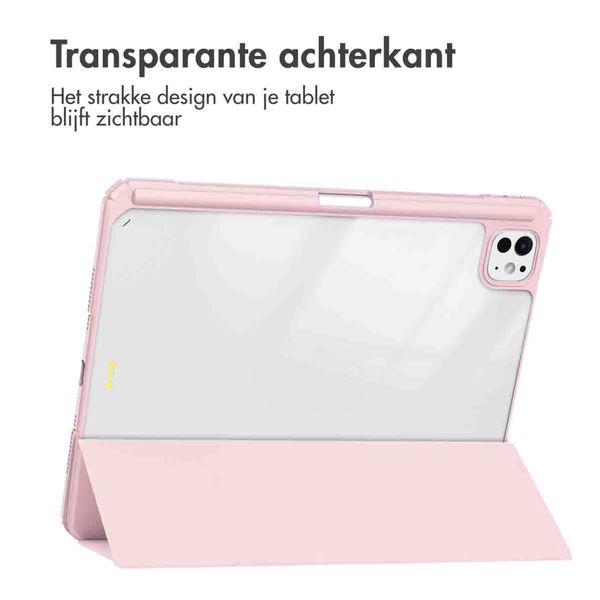 imoshion Trifold Hardcase Bookcase Apple iPad Pro 11 (2025) M5 / (2024) M4 - Roze