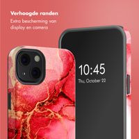 Selencia Vivid Backcover Apple iPhone 13 - Rosy Marble