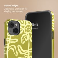 Selencia Vivid Back Cover with MagSafe Apple iPhone 14 - Chalky Bloom