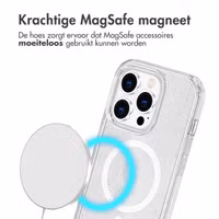 imoshion Sparkle Backcover met MagSafe Apple iPhone 14 Pro Max - Glitter Transparant