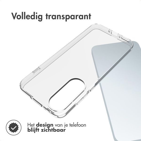 Accezz Clear Backcover OnePlus Nord 5 - Transparant