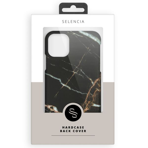 Selencia Maya Fashion Backcover iPhone 13 Pro Max - Marble Black