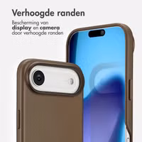 Accezz MagSafe Leather Backcover Apple iPhone Air - Coffee Brown