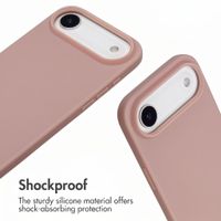 imoshion Silicone Case with Strap Apple iPhone Air - Sand Pink