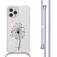 imoshion Design hoesje met koord Apple iPhone 12 Pro Max - Sandstone Dandelion