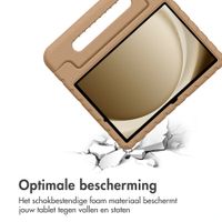 imoshion Kidsproof Backcover met handvat Samsung Galaxy Tab A11 Plus / A9 Plus - Bruin