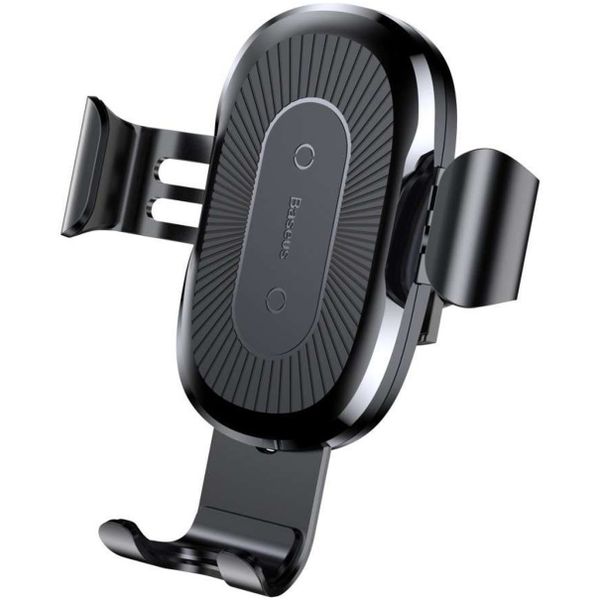 Baseus Wireless Car Charger Gravity Car Mount - Telefoonhouder auto - Draadloze oplader - Dashboard - Zwart