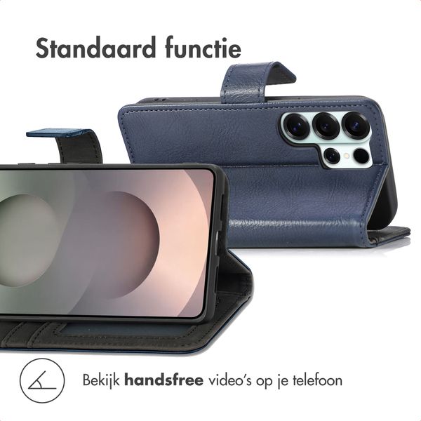 imoshion Luxe Bookcase Samsung Galaxy S26 Ultra - Donkerblauw