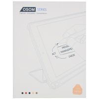 Dux Ducis Osom Bookcase iPad 9 (2021) 10.2 inch / iPad 8 (2020) 10.2 inch / iPad 7 (2019) 10.2 inch - Roze