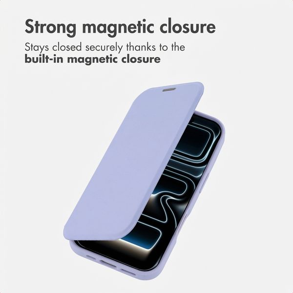 imoshion Transparent Bookcase with MagSafe Apple iPhone 17 Pro Max - Lilac