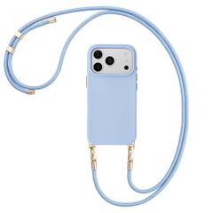 Selencia Universeel Telefoonkoord met 2 haken - verstelbaar - Powder Blue