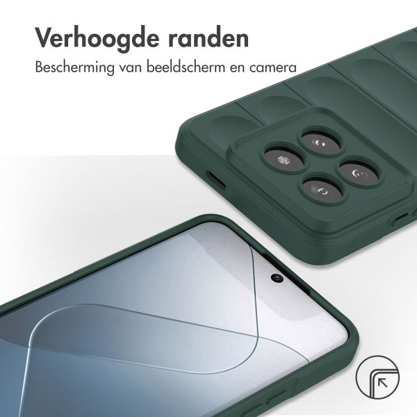 imoshion EasyGrip Backcover Xiaomi 14 Pro - Donkergroen