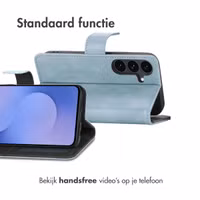 imoshion Luxe Bookcase Samsung Galaxy S25 FE - Lichtblauw