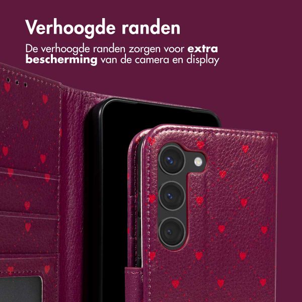 imoshion Design Bookcase Samsung Galaxy S23 - Crush Check Coral Dust