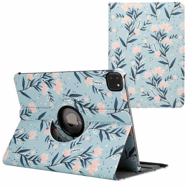 imoshion 360° Draaibare Design Bookcase Apple iPad Pro 11 (2022 / 2021 / 2020 / 2018) - Flowers