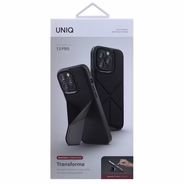 Uniq Transforma Backcover MagSafe Apple iPhone 13 Pro - Charcoal Grey