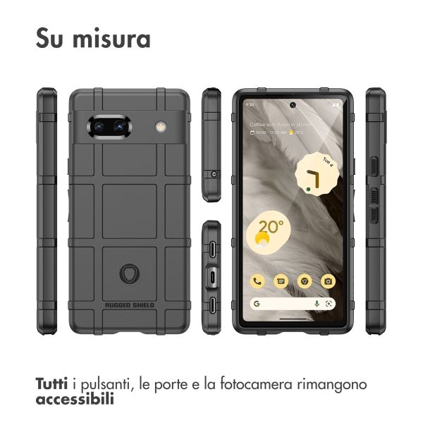 imoshion Rugged Shield Backcover Google Pixel 7a - Zwart