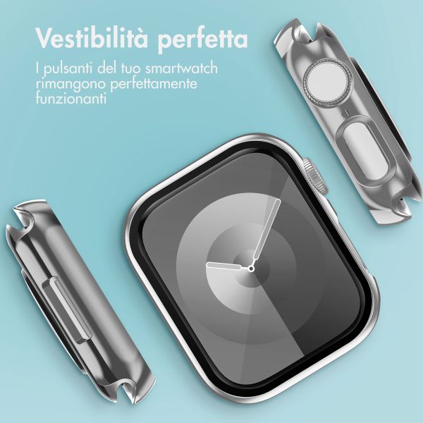 imoshion Full Cover Shiny Hardcase Apple Watch 7 / 8 / 9 - 45 mm - Zilver