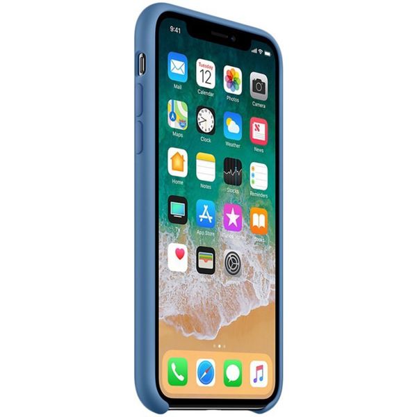 Apple Silicone Backcover Apple iPhone X - Denim Blue