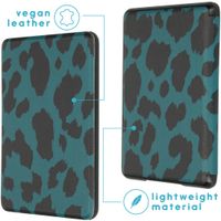 imoshion Design Slim Hard Case Sleepcover Amazon Kindle 10 - Green Leopard