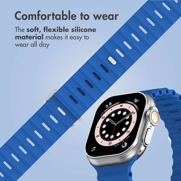 Accezz Ocean band Apple Watch | 44/45/46/49 mm - Royal Blue