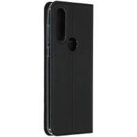 Dux Ducis Slim Softcase Bookcase Motorola One Action - Zwart