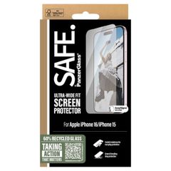 SAFE by PanzerGlass Ultra-Wide Fit Screenprotector Apple iPhone 16