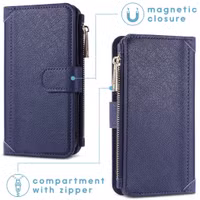 imoshion Luxe Portemonnee iPhone SE (2022 / 2020) 8 / 7 - Donkerblauw