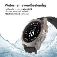 imoshion QuickFit® Siliconen bandje voor Garmin Watch | 26 mm aansluiting - Zwart